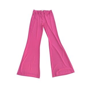 Have One Italy Fuchsia Pink Palazzo Wide Leg Flare Pants PSO-G044 Mens Size M